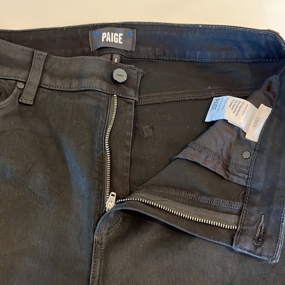 Paige Cindy Black Fog Luxe Coating Size 31 - Picture 16 of 16